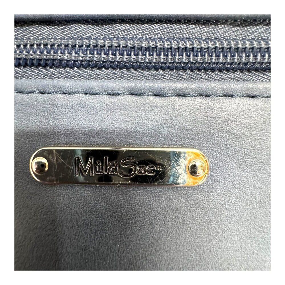 Navy Blue Multisac Like New Crossbody Bag With Multiple Pockets - Picture 5 of 9